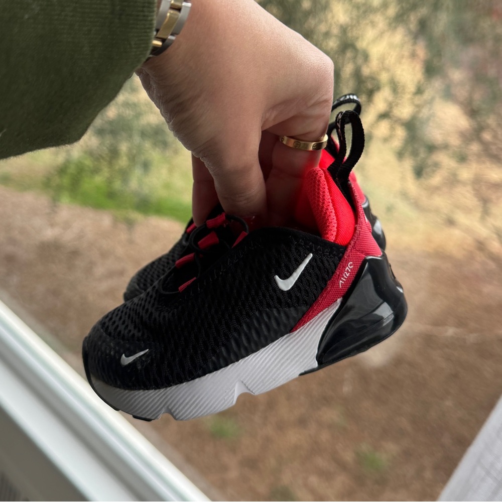 Nike air max 270 black red white 4c - Picture 4 of 7